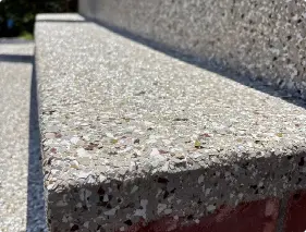 Concrete coating project showcase — finished floor sample 4
