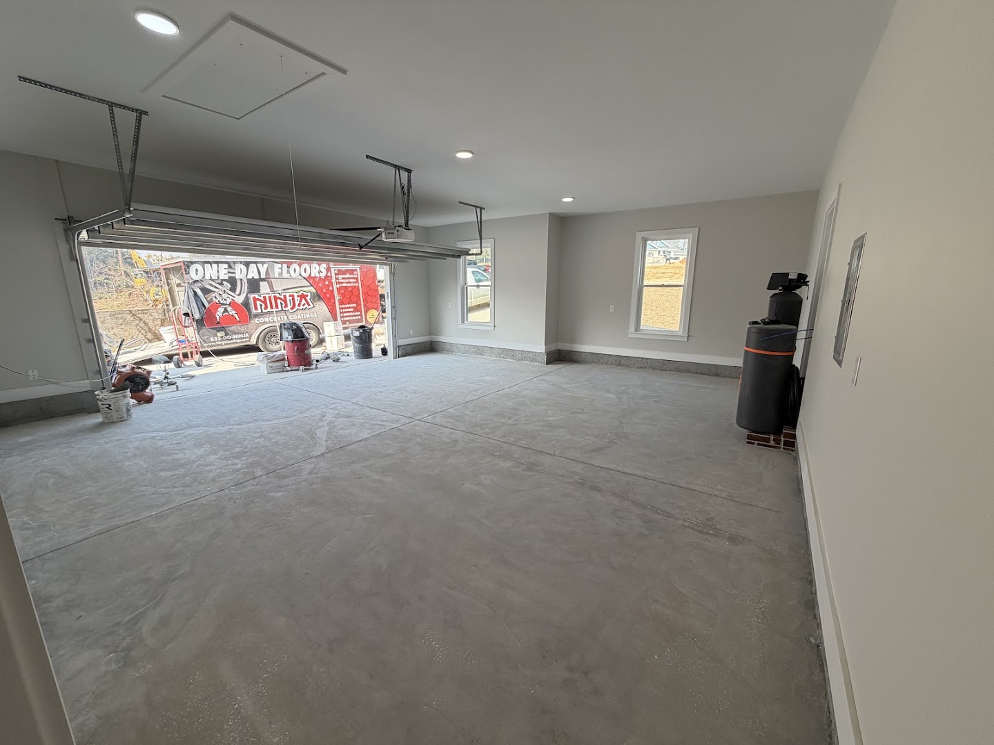 Ninja Concrete Coatings installation photo