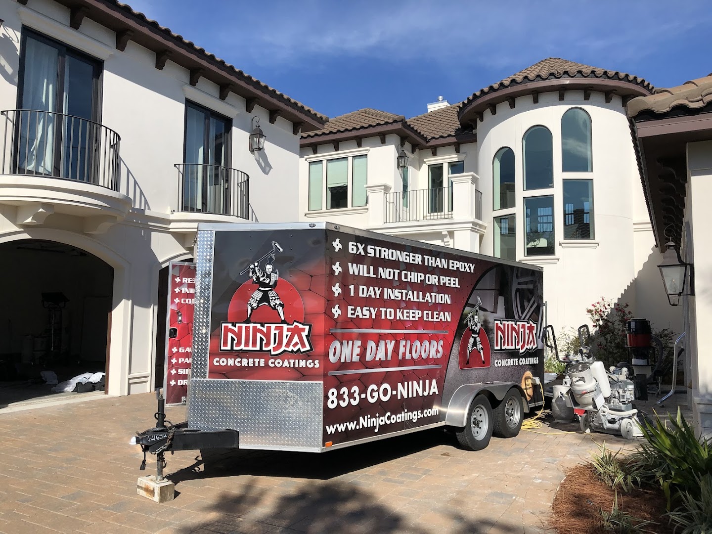 Ninja Coatings installation photo