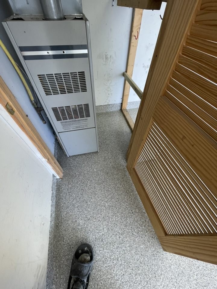 Basement Floor Coatings installation by Ninja Concrete Coatings