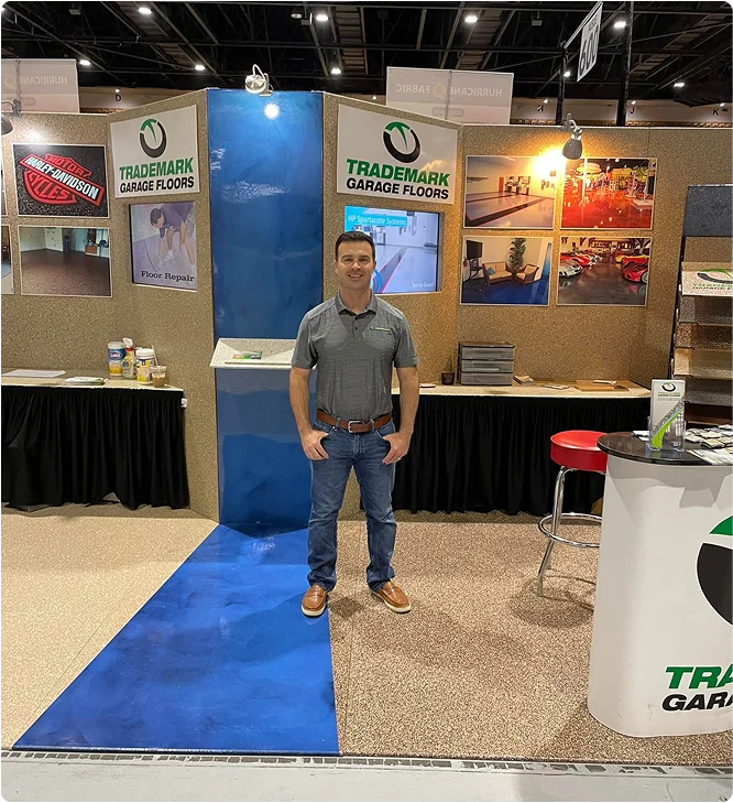 Matt Erb, owner of Trademark Garage Floors