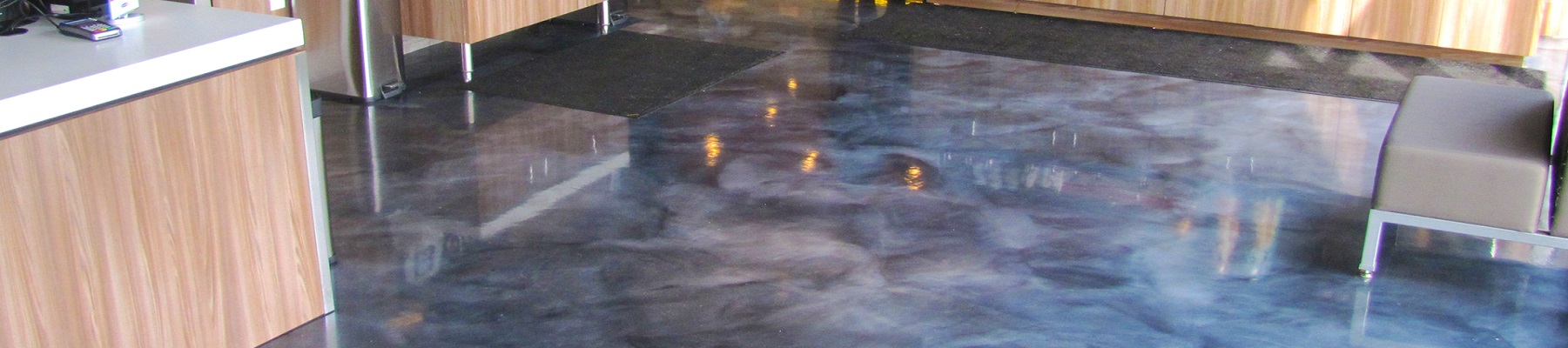 Trademark commercial floor coating install — Tampa Bay