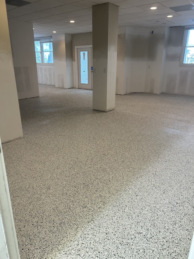 Floor coating installation by Trademark Garage Floors in New Port Richey, FL