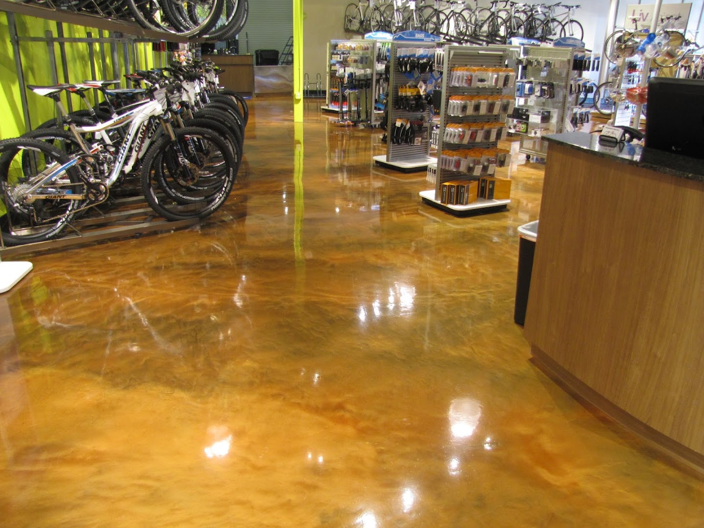 Floor coating installation by Trademark Garage Floors in New Port Richey, FL