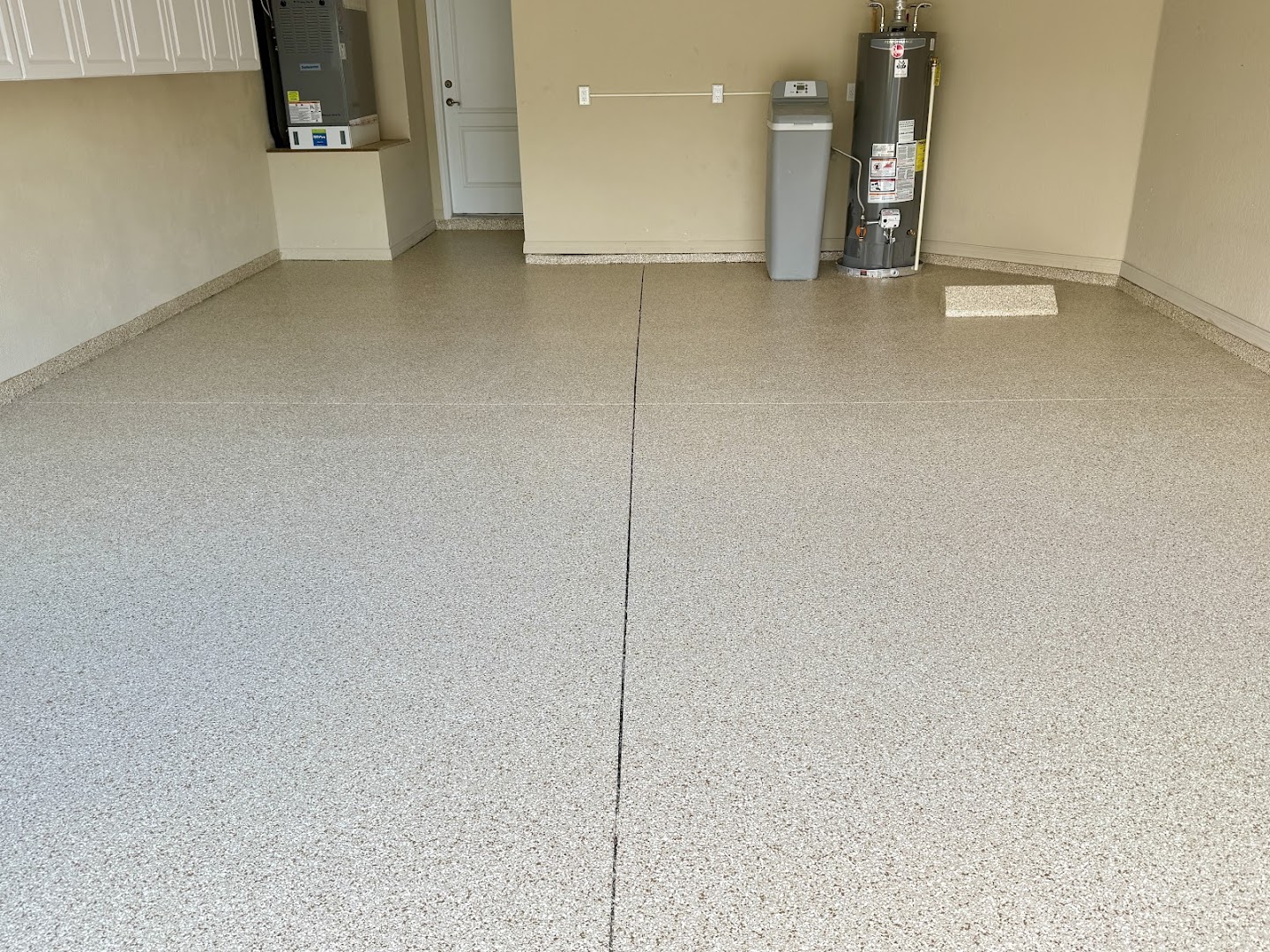Floor coating installation by Trademark Garage Floors in New Port Richey, FL