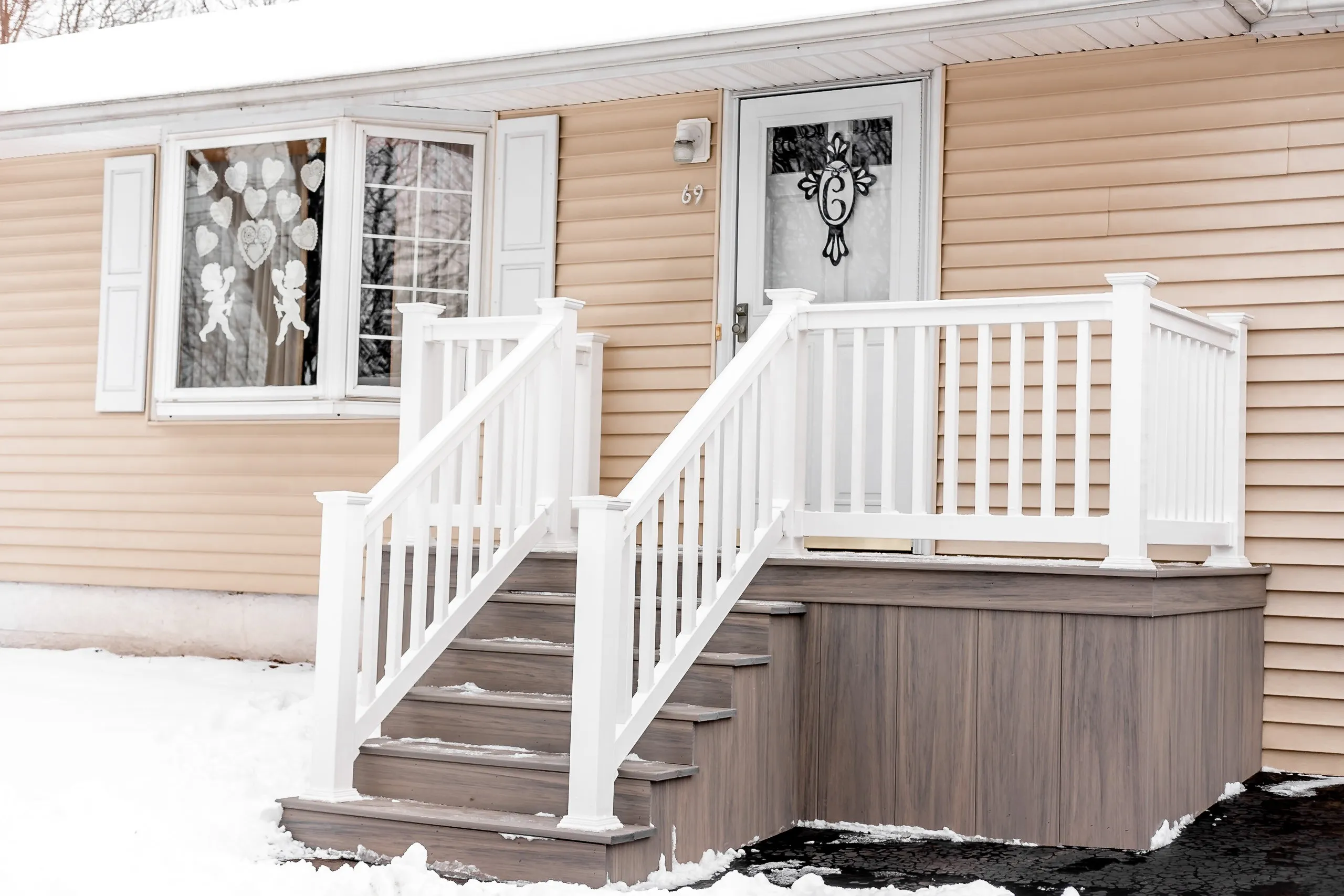 Front Porch Railings photo 9 — The Vinyl Outlet