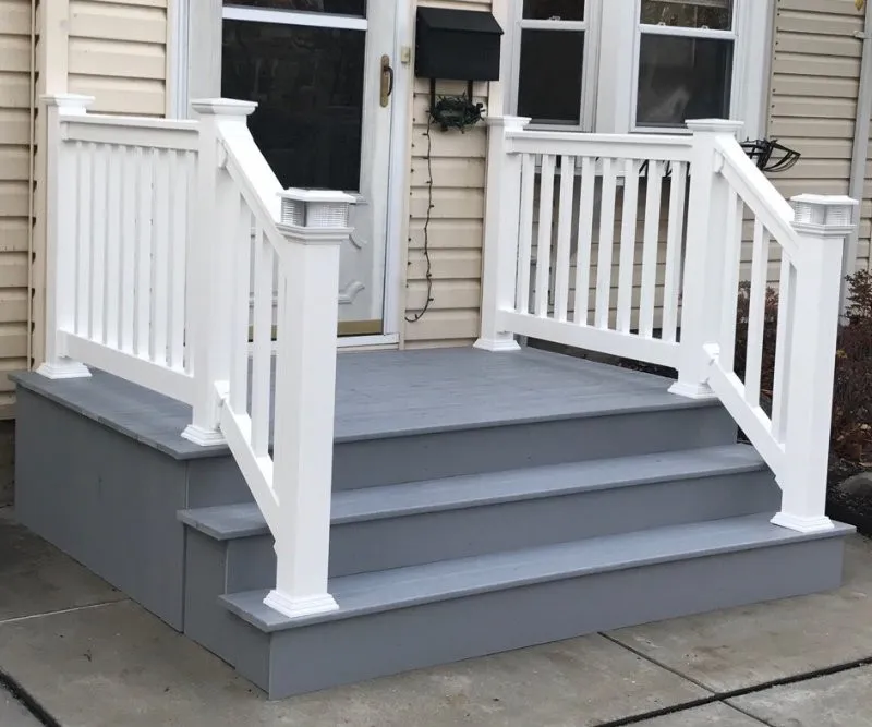 Front Porch Railings photo 8 — The Vinyl Outlet