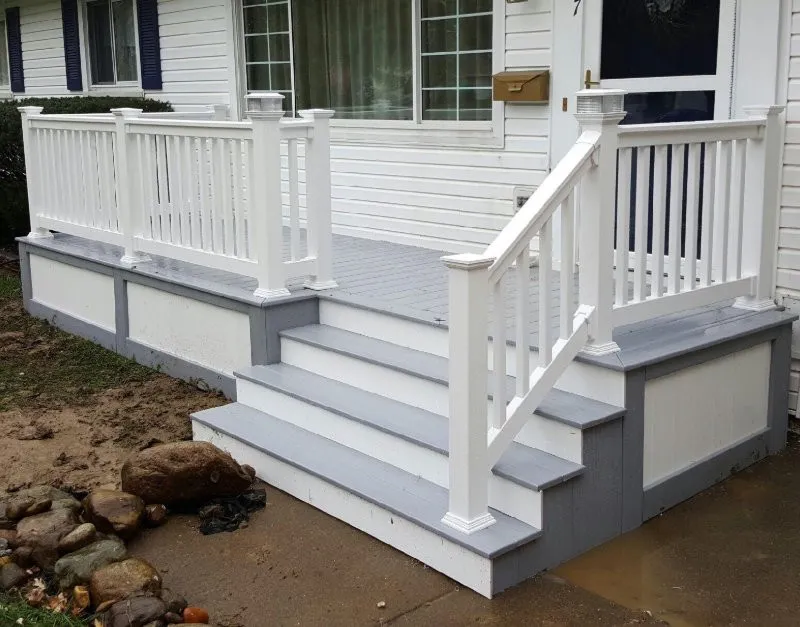 Front Porch Railings photo 11 — The Vinyl Outlet