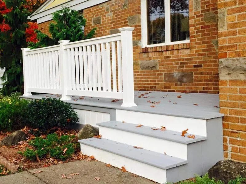 Front Porch Railings photo 10 — The Vinyl Outlet