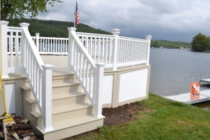 PVC Vinyl Decking After