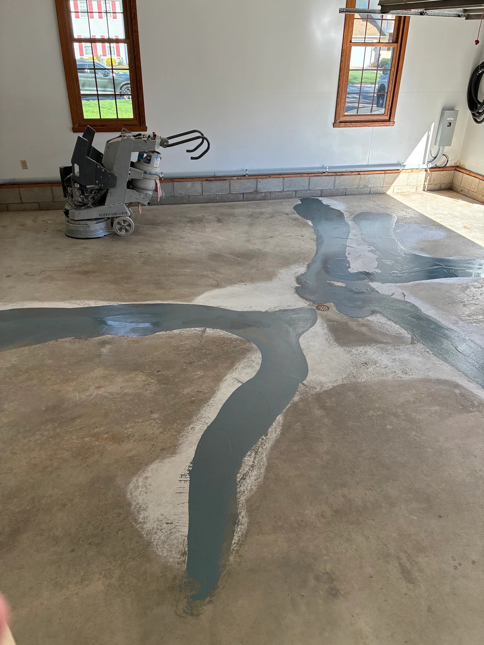 Two-Car Garage Floor Transformation in Buffalo, NY — The Problem