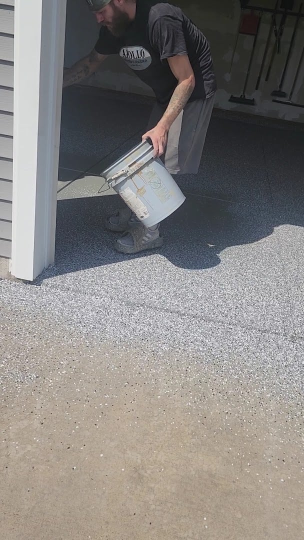 Apollo Concrete Coatings installation photo