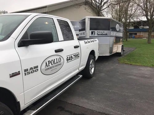 Apollo Concrete Coatings installation photo
