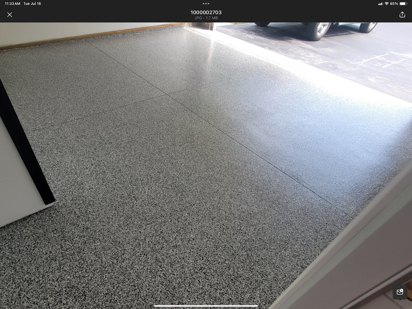 Apollo Concrete Coatings installation photo