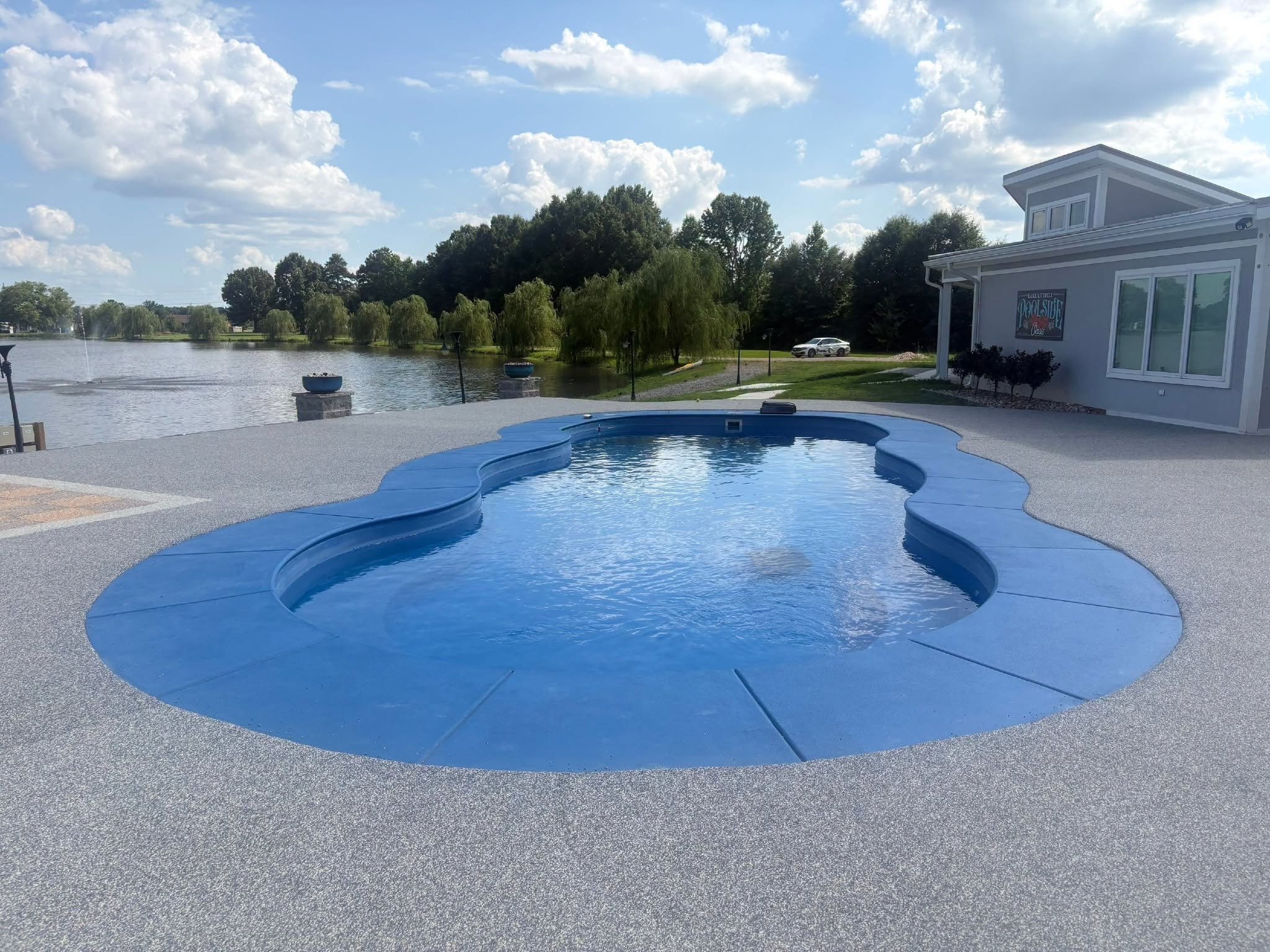 Apollo Concrete Coatings pool decks install