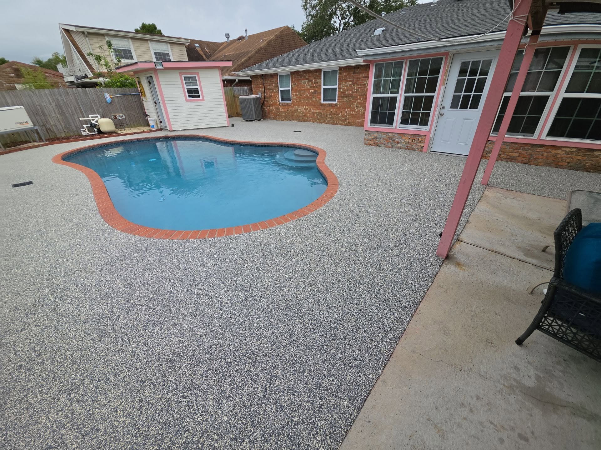 Apollo Concrete Coatings pool decks install