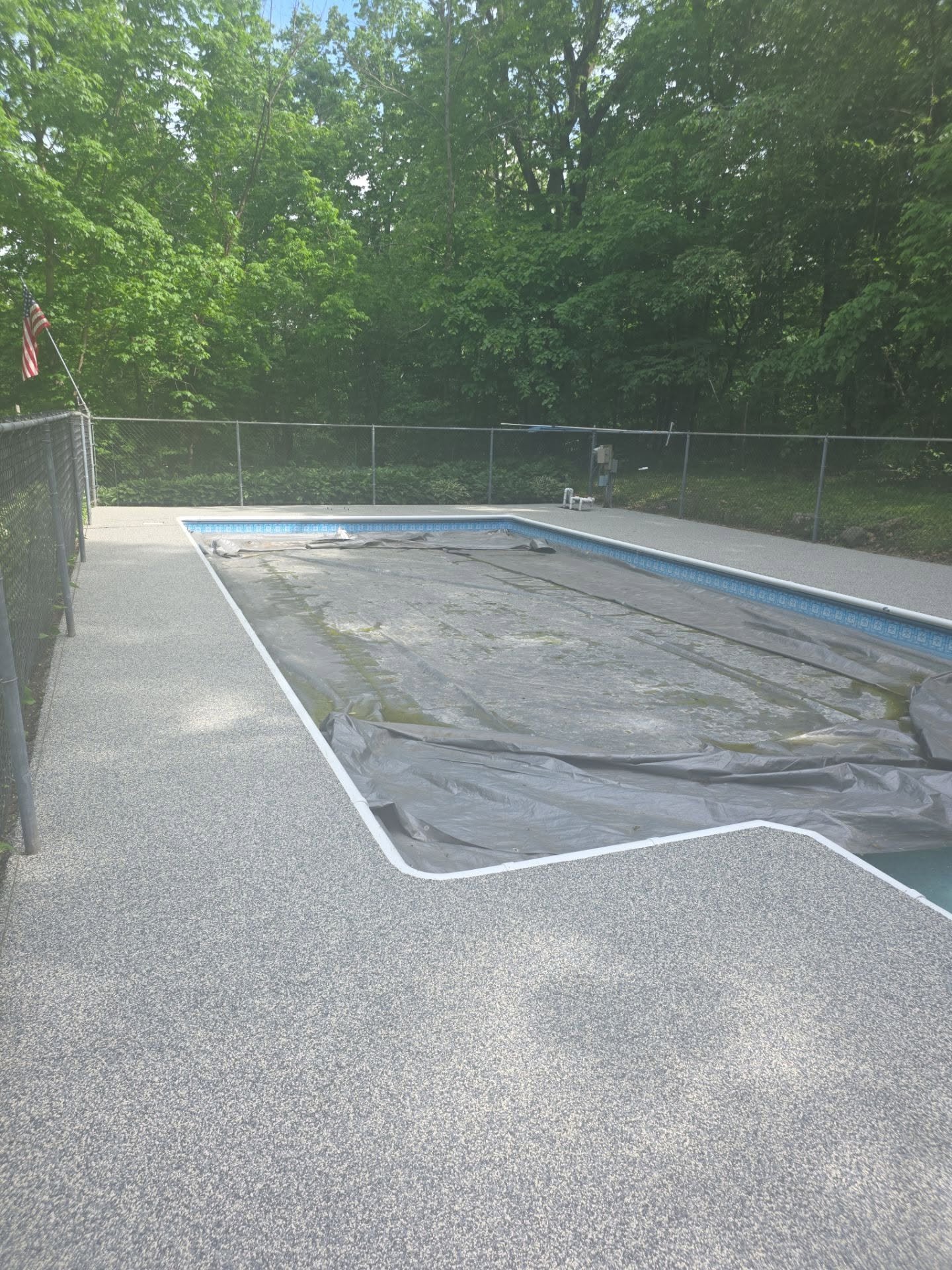 Apollo Concrete Coatings pool decks install