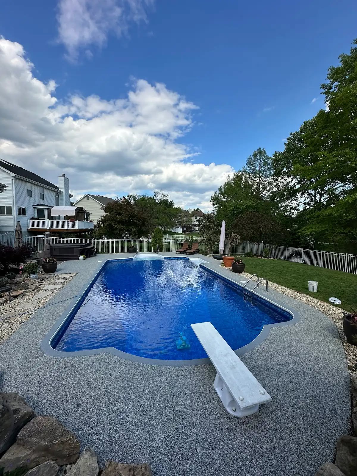 Apollo Concrete Coatings pool decks install