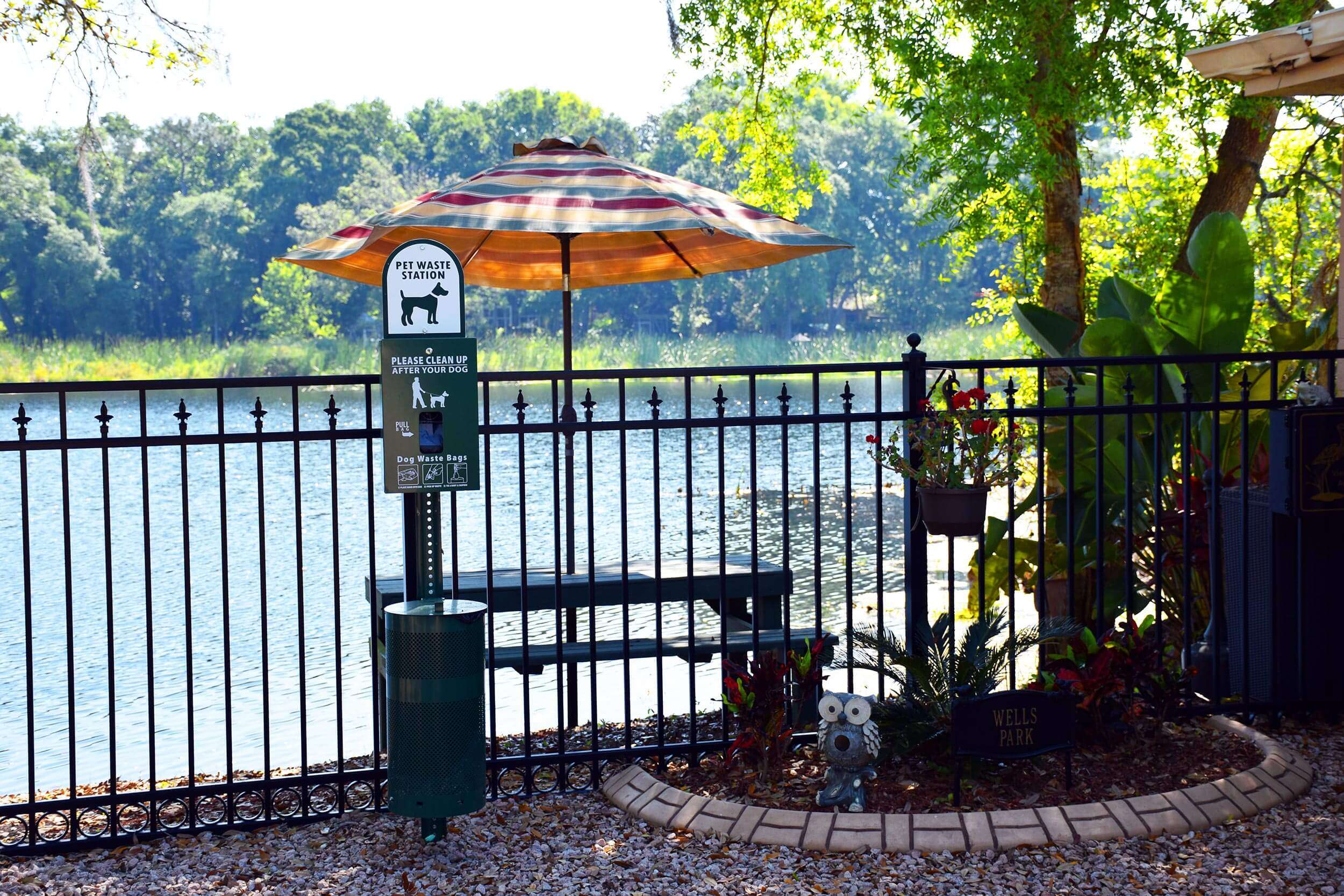 Covered Spear Aluminum Fencing example 1