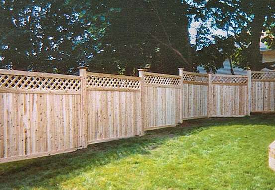 Privacy Wood Fencing example 4