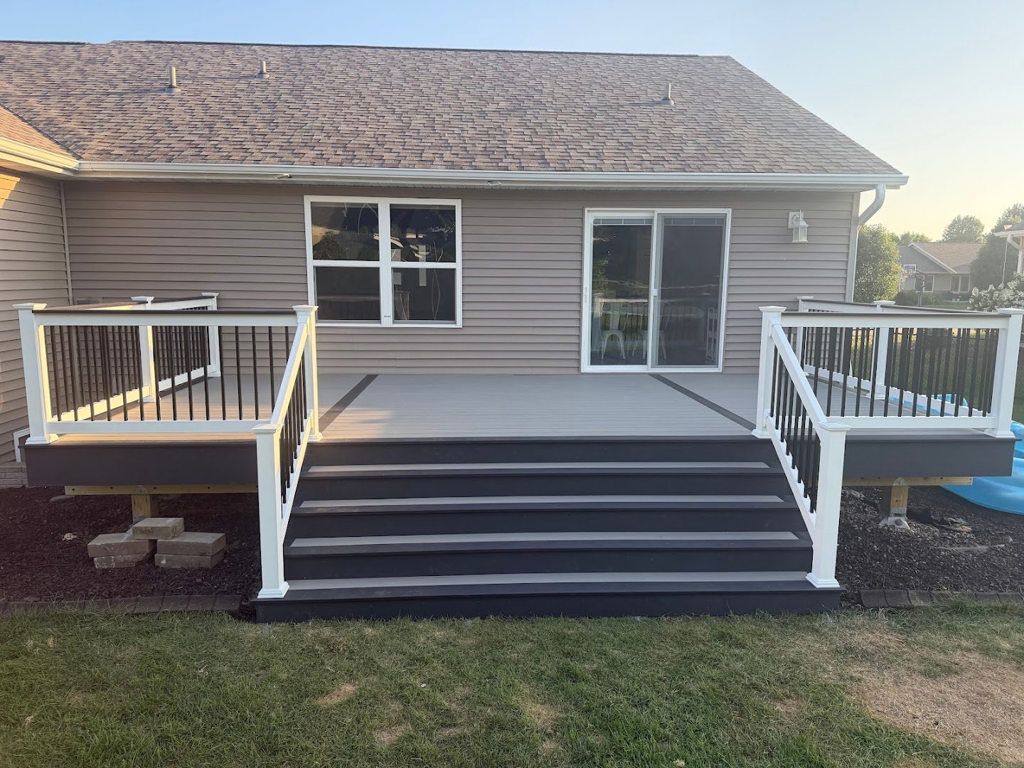 Backyard Vinyl deck project