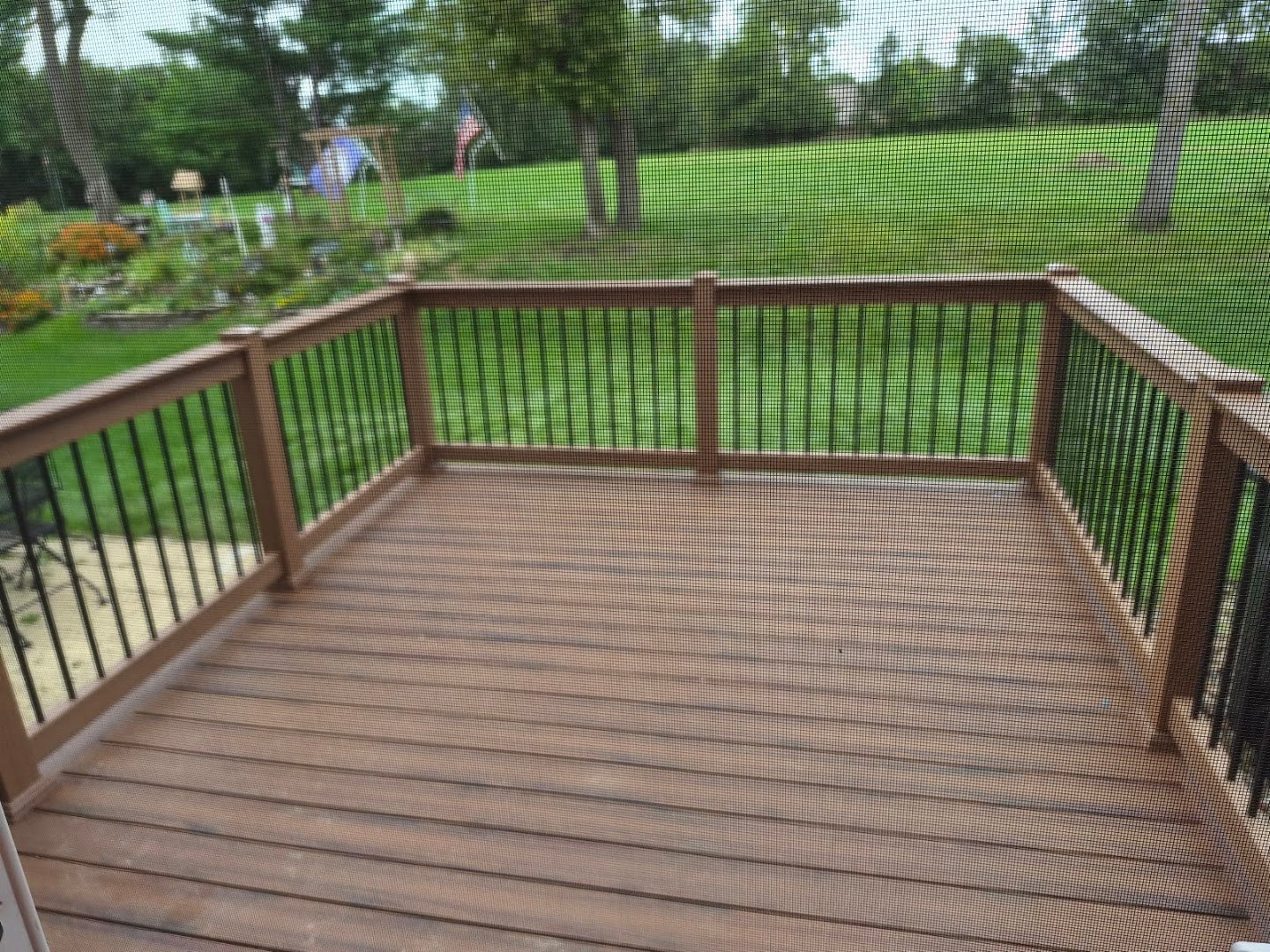 Backyard Vinyl deck project