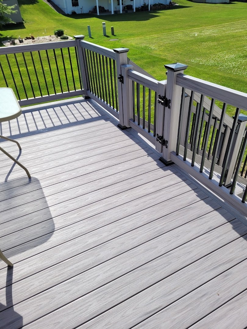 Backyard Vinyl deck project