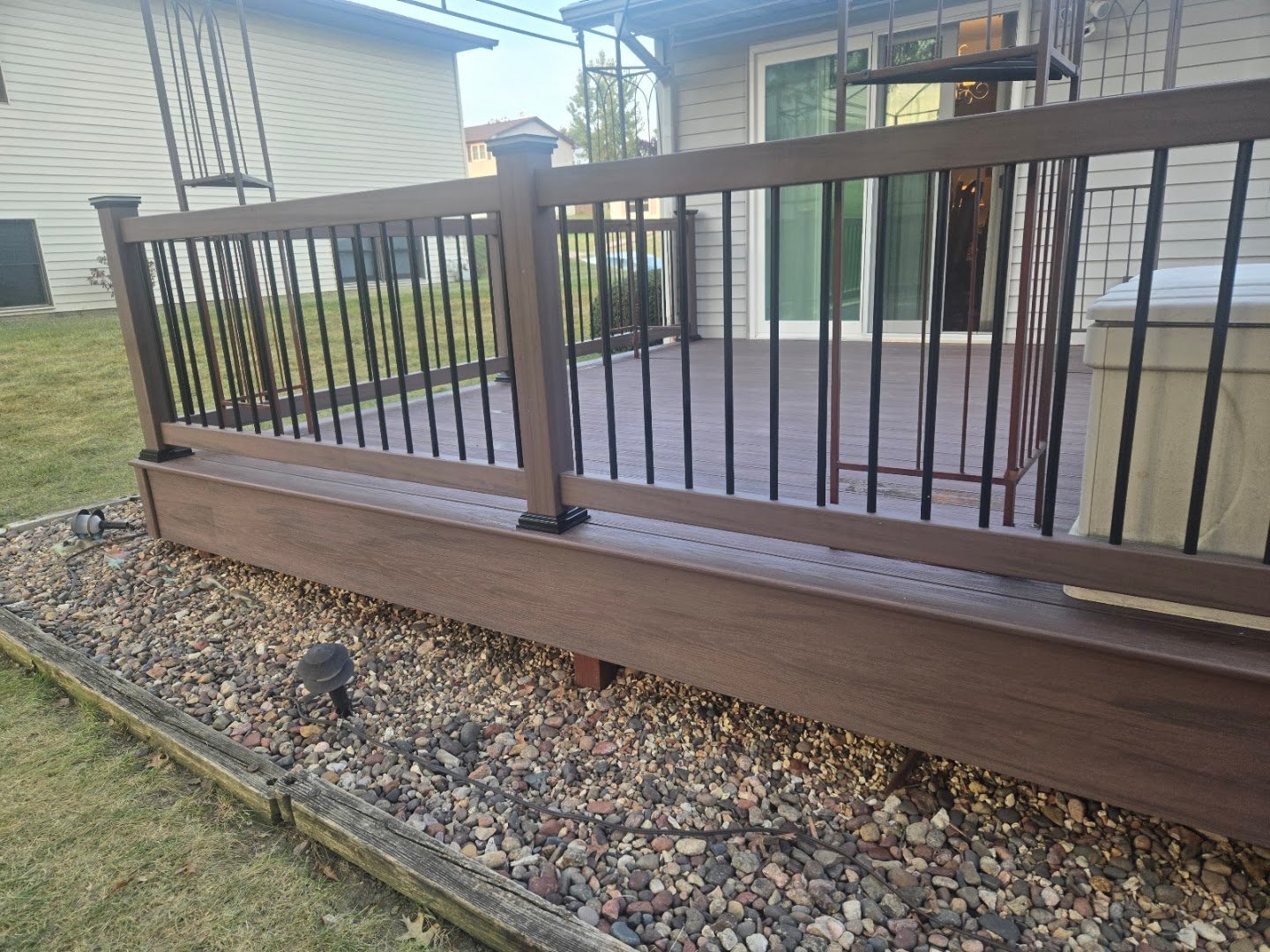 Backyard Vinyl deck project