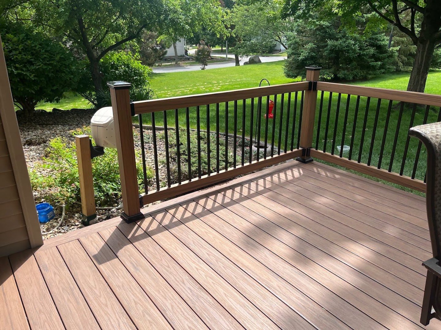 Backyard Vinyl deck project