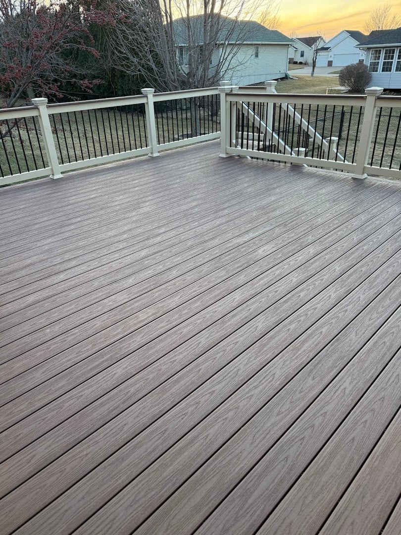 Backyard Vinyl deck project