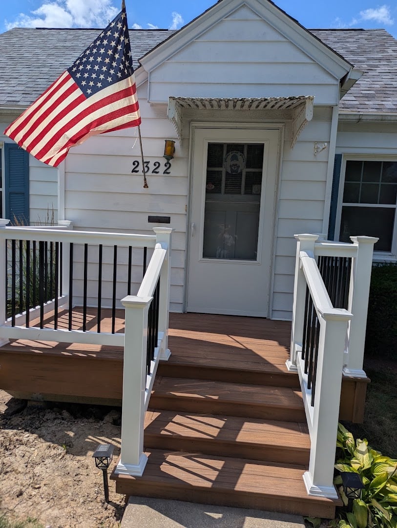 Backyard Vinyl deck project