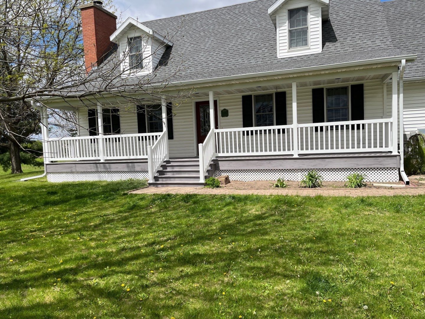 Backyard Vinyl deck project