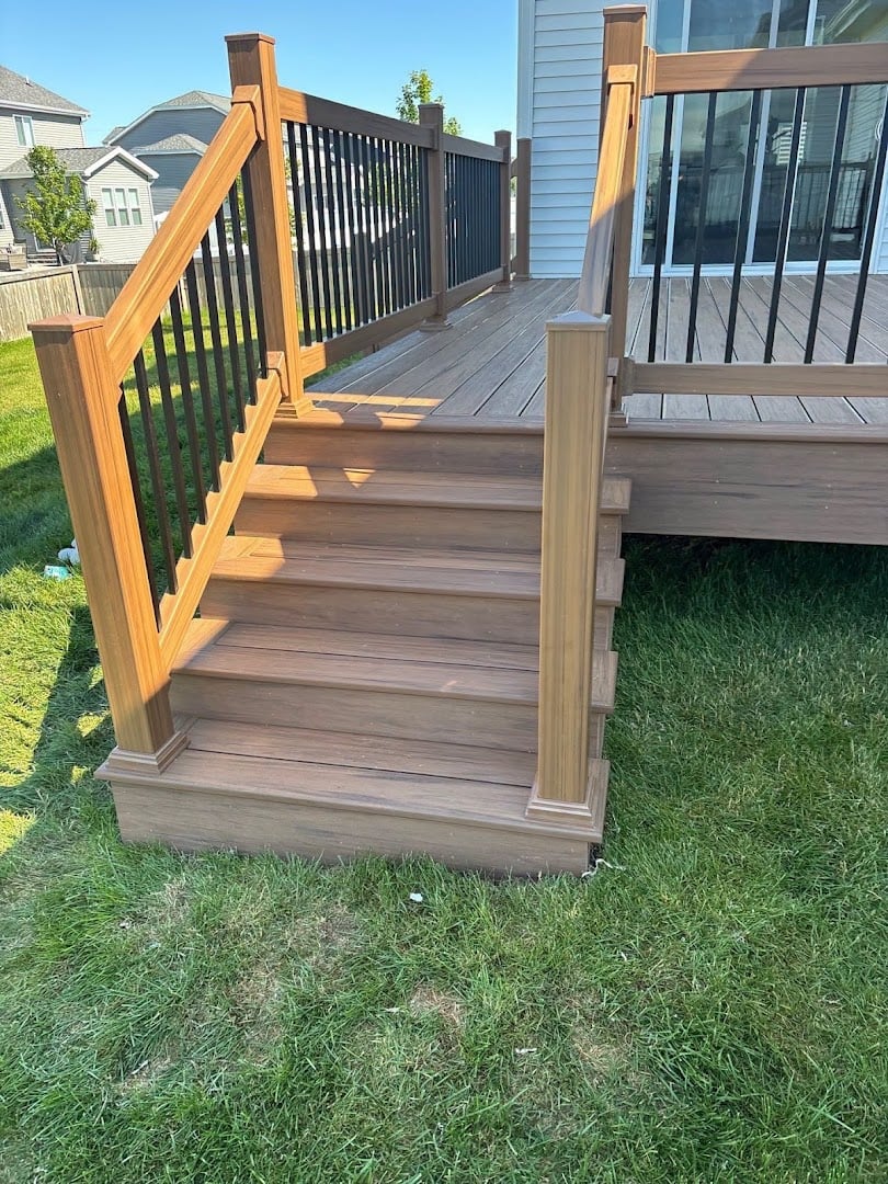 Backyard Vinyl deck project