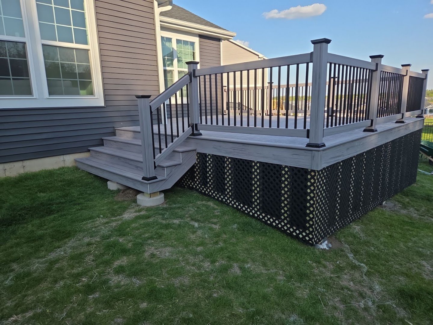Fence and deck project in Alburnett, IA
