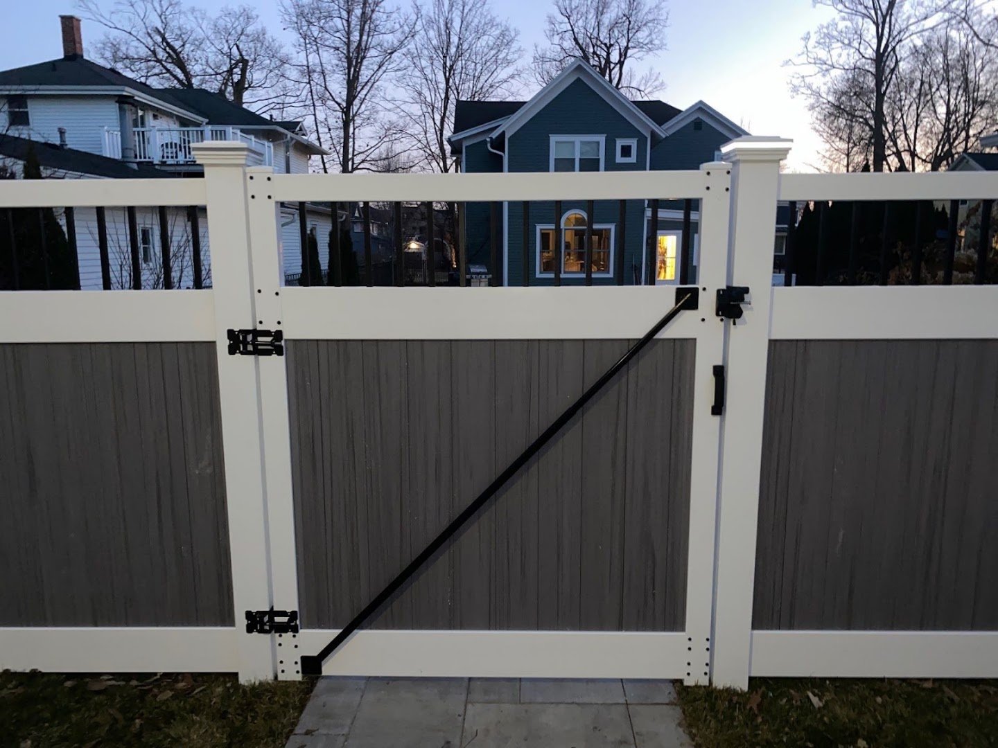 Fence and deck project in Walcott, IA