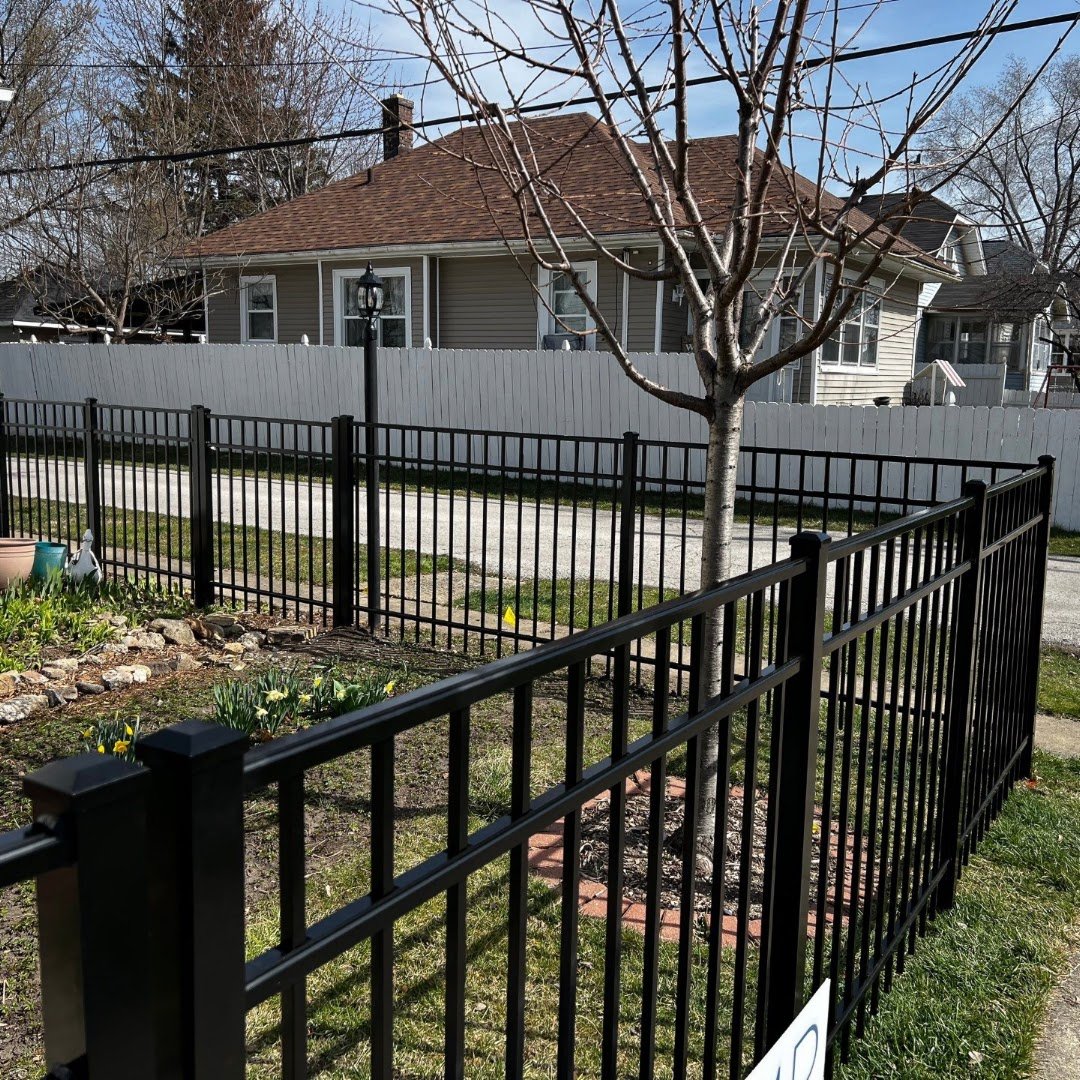 Backyard Vinyl fence project