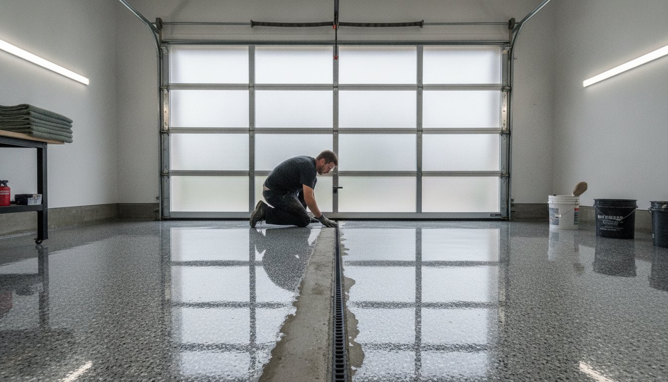 After Monsoon Season in Phoenix: Assess Garage Door Leaks Before Coating the Floor