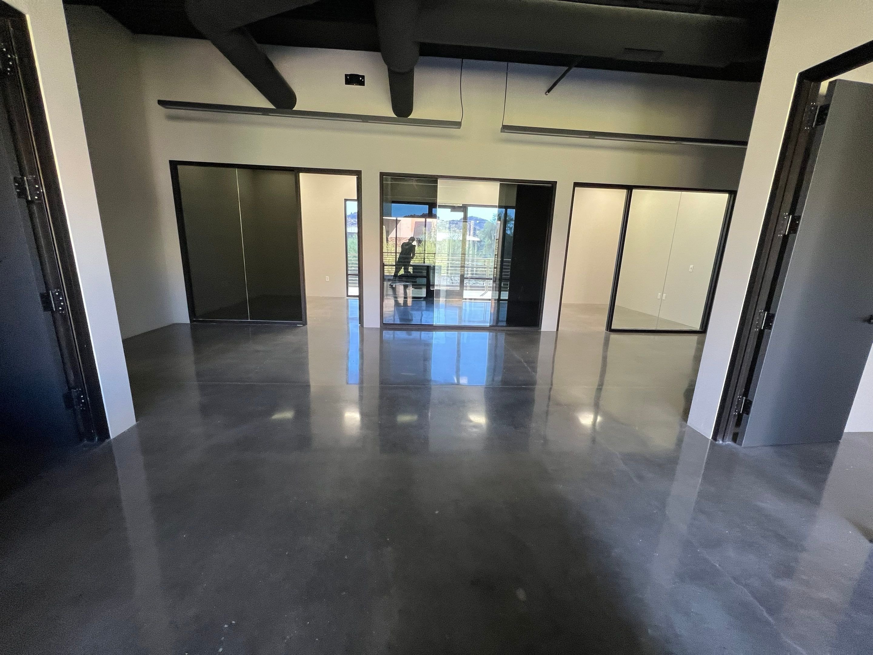 Polished concrete floor by Cardinal Concrete Coatings