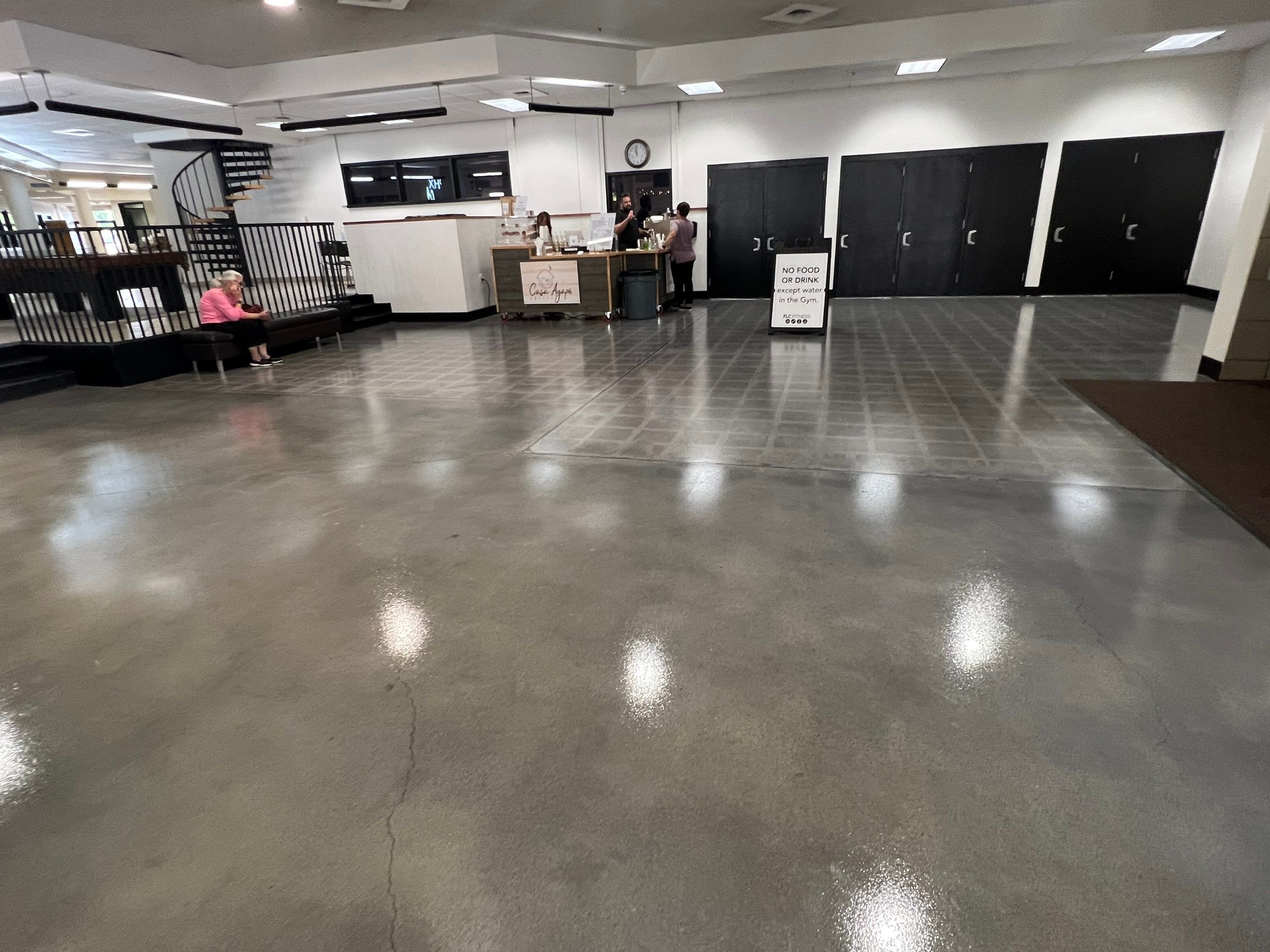 Polished concrete floor by Cardinal Concrete Coatings