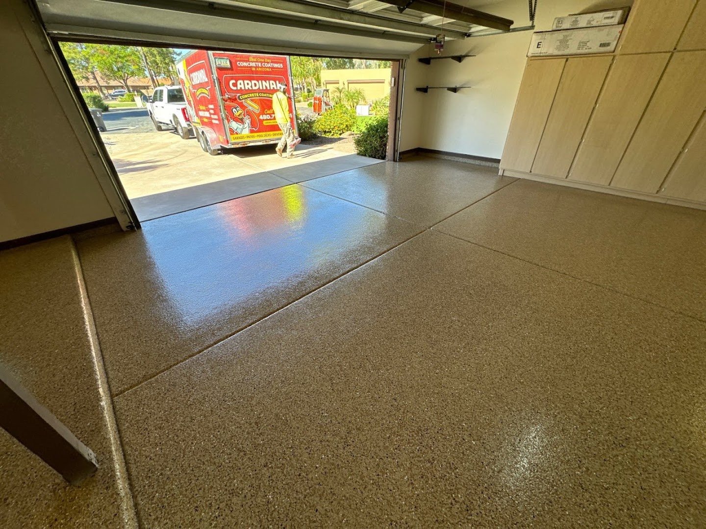 Cardinal Concrete Coatings installation photo