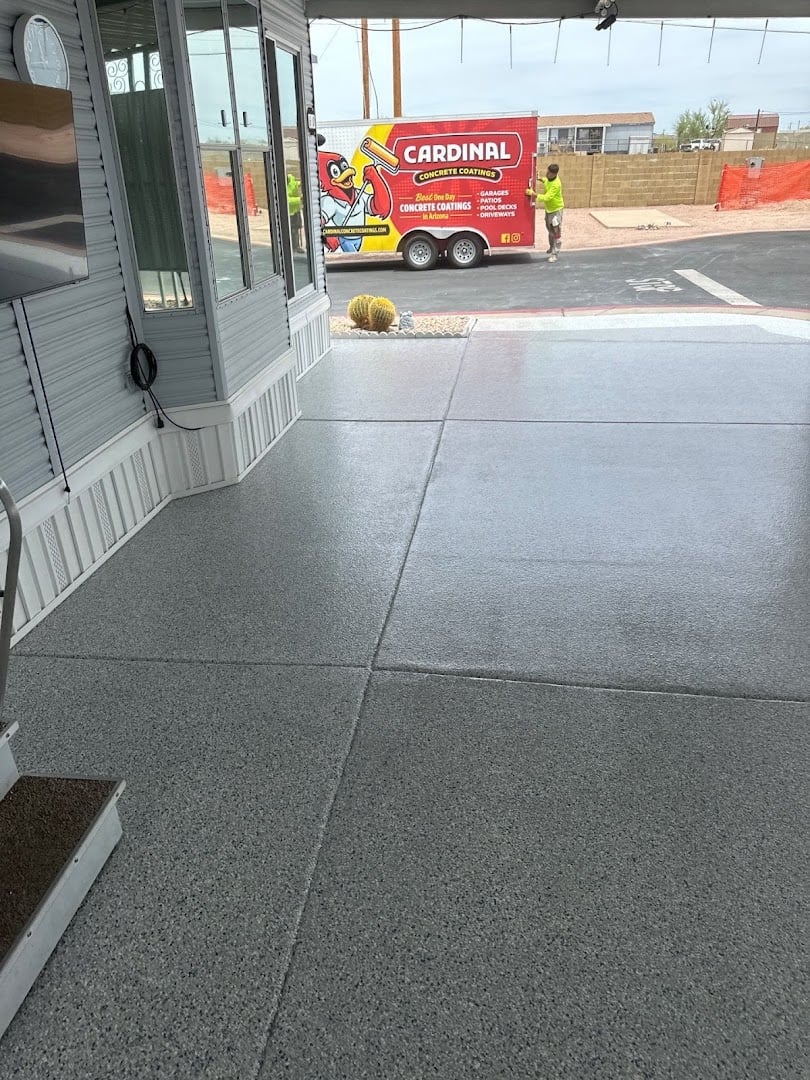 Cardinal Concrete Coatings installation photo