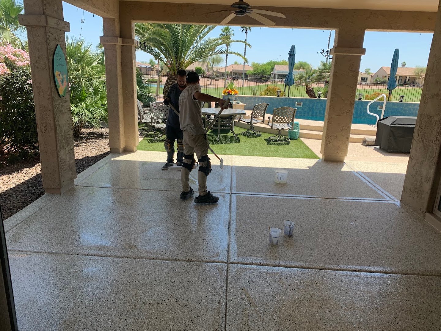 Cardinal Concrete Coatings installation photo
