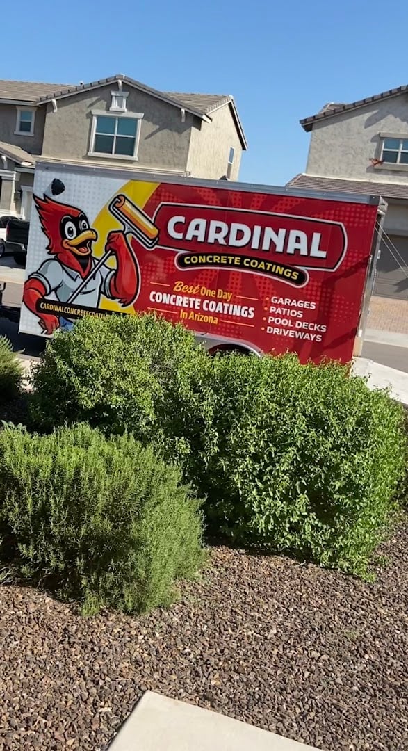Cardinal Concrete Coatings installation photo