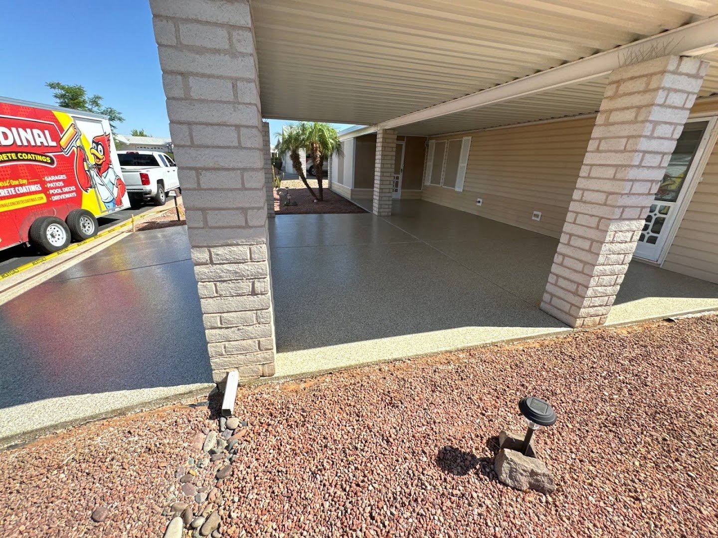 Cardinal Concrete Coatings installation photo