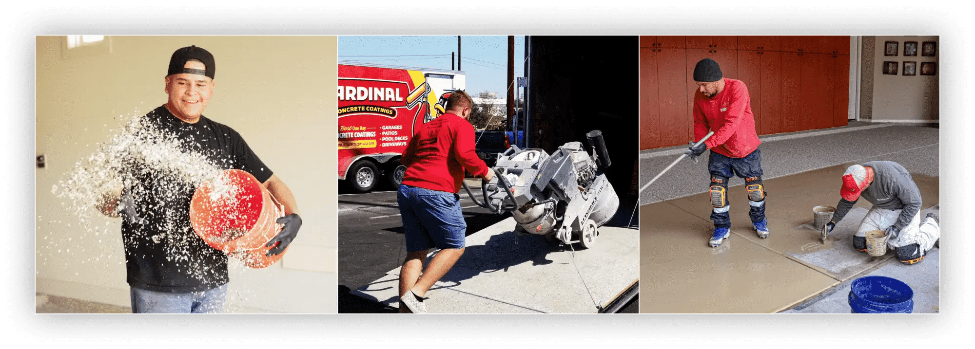 Cardinal Concrete Coatings recent projects
