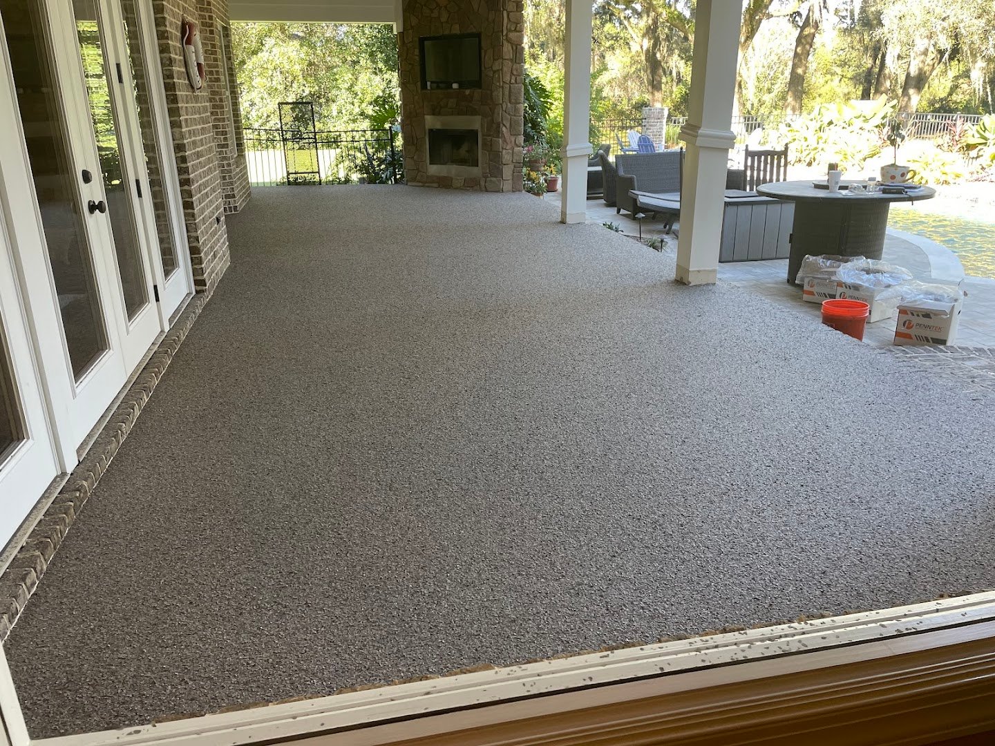 Deese Elite Concrete Coatings installation photo