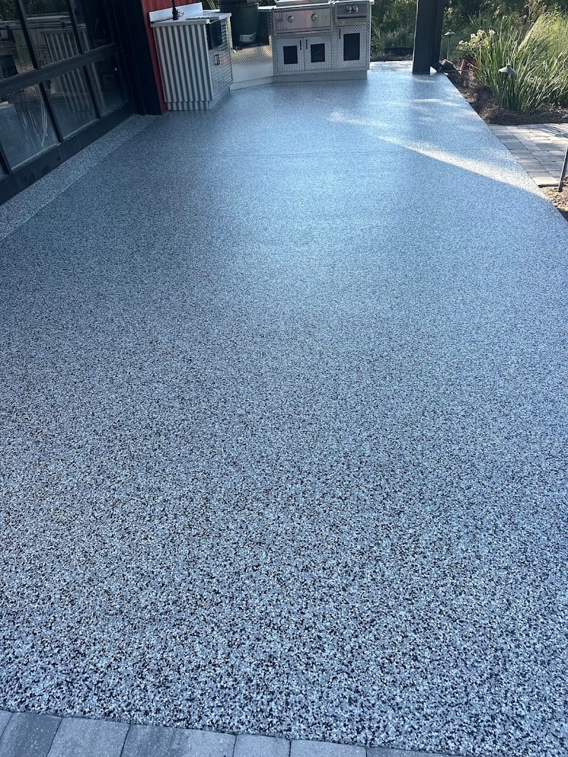 Deese Elite Concrete Coatings installation photo