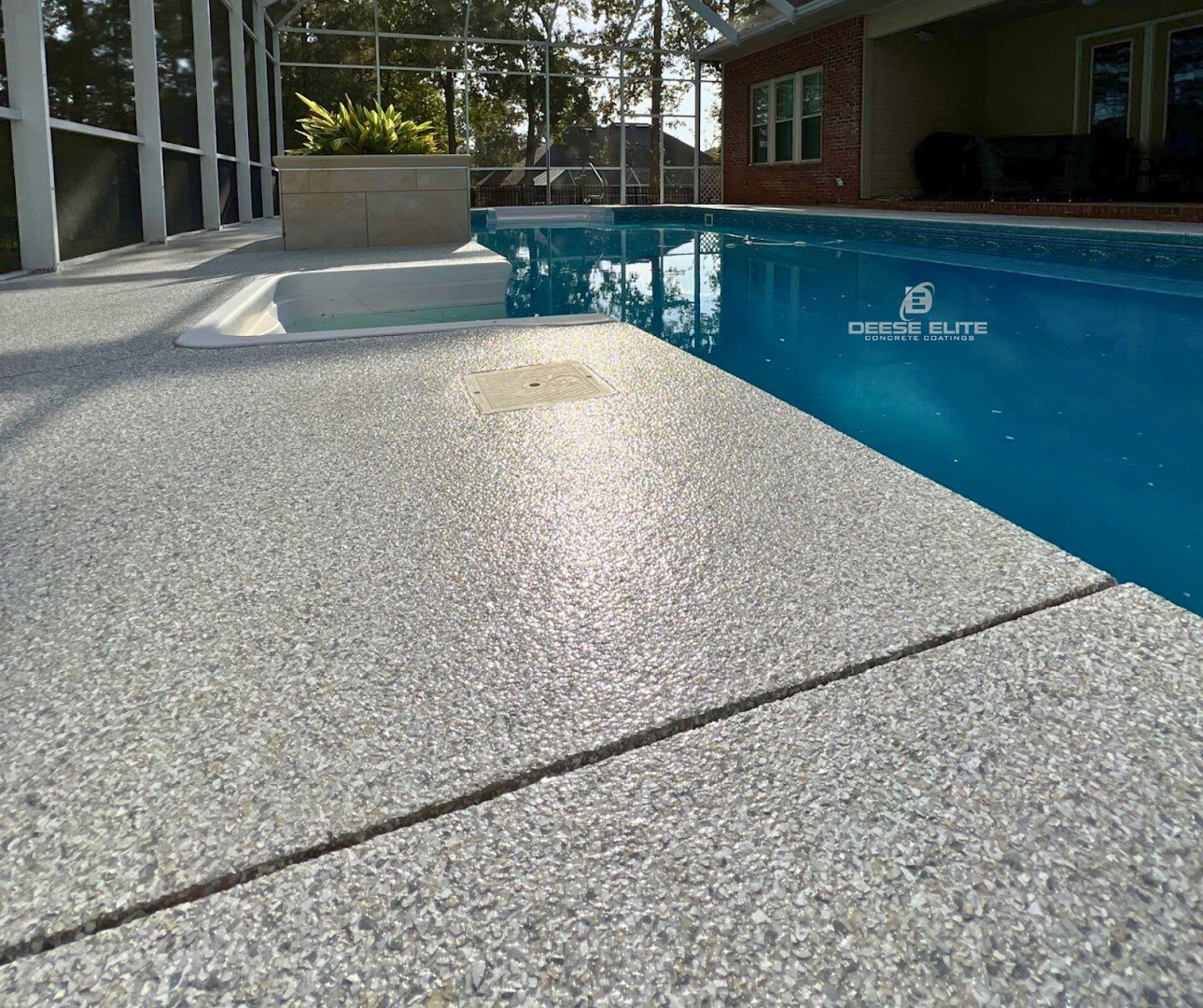 Deese Elite Concrete Coatings installation photo