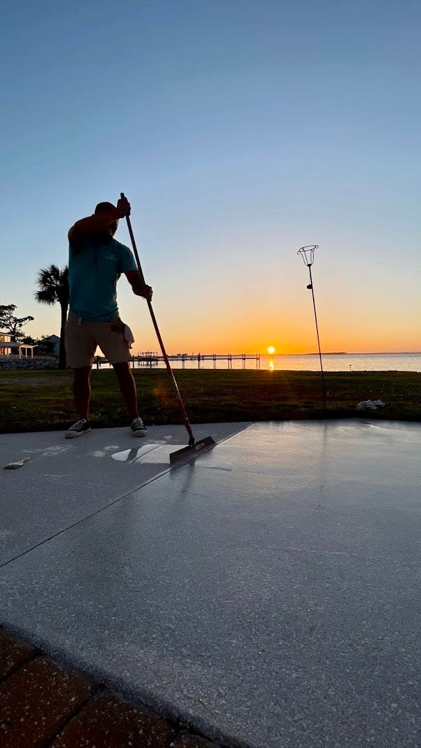 Deese Elite Concrete Coatings installation photo