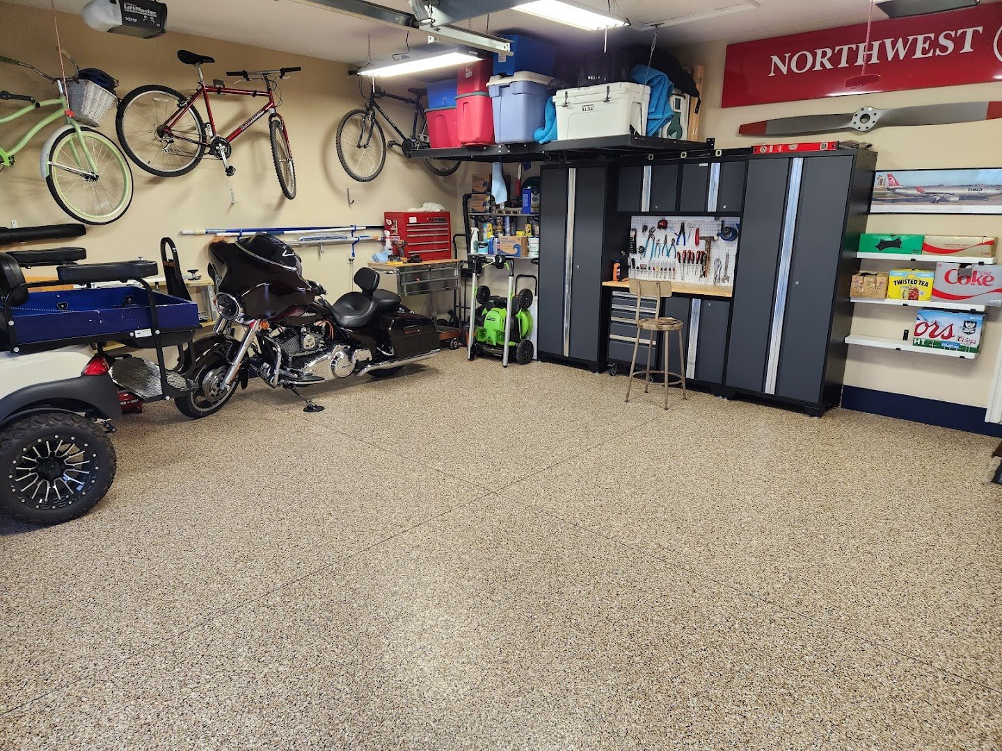 Deese Elite Concrete Coatings installation photo